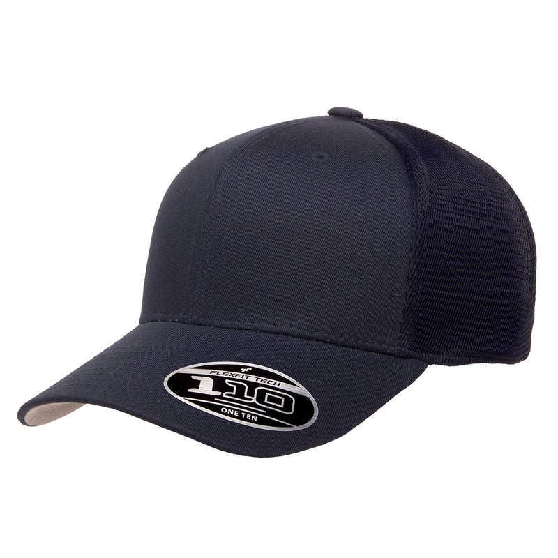 Flexfit Men's 110 Mesh Trucker Hat, Navy, One Size - Image 1